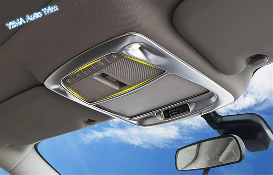 

Lapetus Car Styling Front Seat Roof Reading Lamp Lights Molding Cover Decoration Trim ABS Fit For Renault Koleos 2017 2018 2019