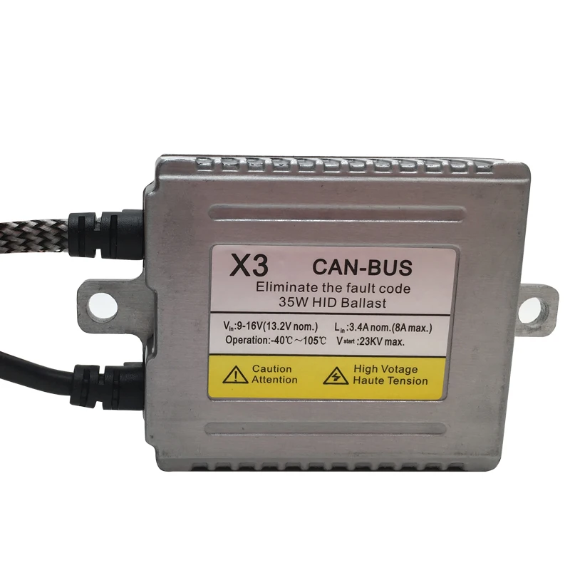 

20X 12V 35W canbus hid ballast X3 no error / error free slim metal ballast for H1 H3 H4 H11 9005 9006 hid xenon kit