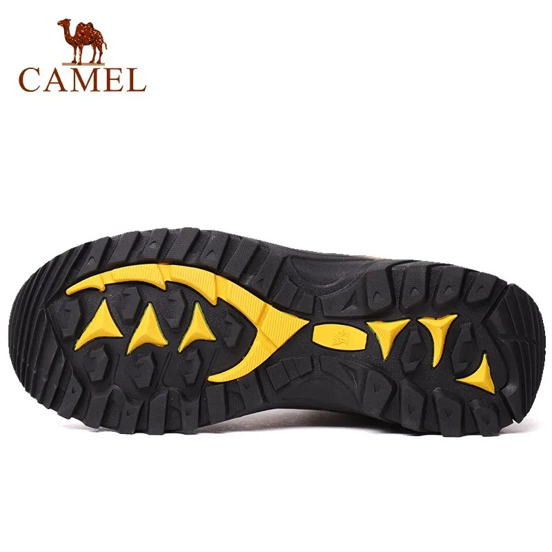  CAMEL Women High Top Hiking Shoes Durable Anti-Slip Warm Outdoor Climbing Trekking Shoes Military T
