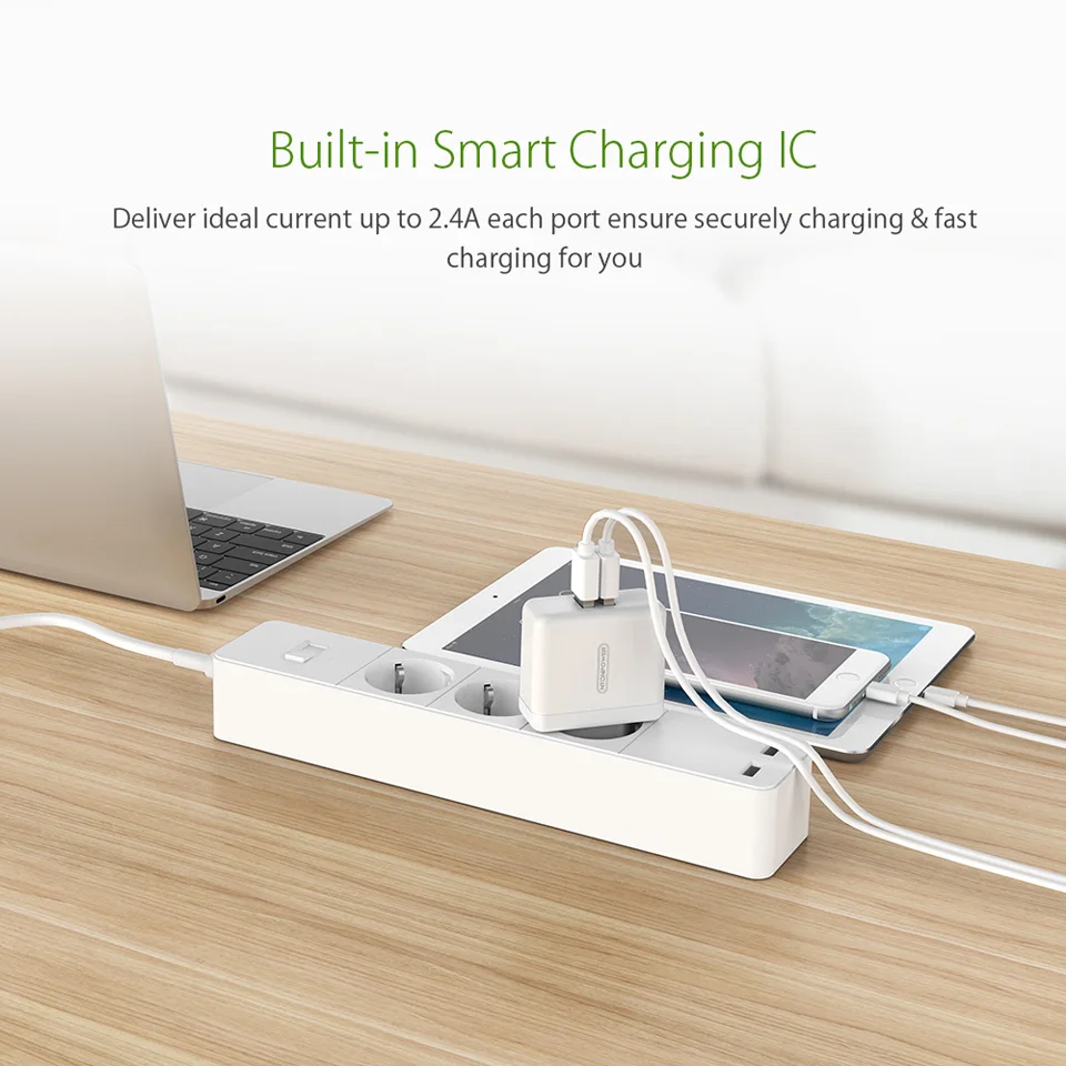 NTONPOWER الهاتف المحمول شاحن 5 V 3A ل فون X 8 7 6 باد المزدوجة USB الجدار شاحن الاتحاد الأوروبي التوصيل ل Xiaomi المحمولة الذكية شحن