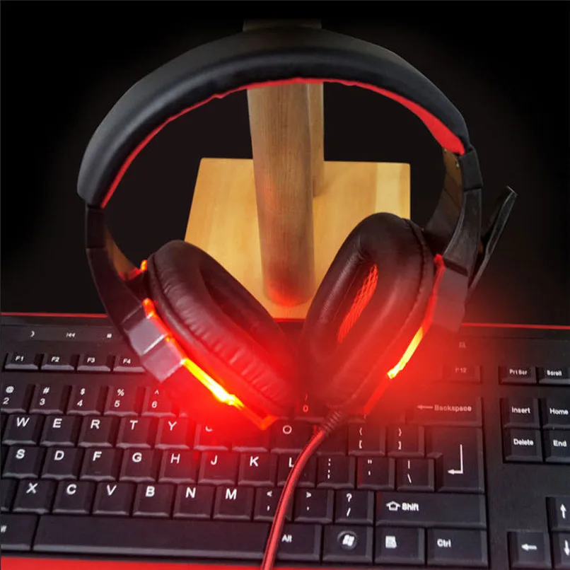 Surround Stereo Gaming Headset Headband Headphone USB 3.5mm LED with Mic for PC LED Light Headphones  Dropshipping #F30OT23 (8)