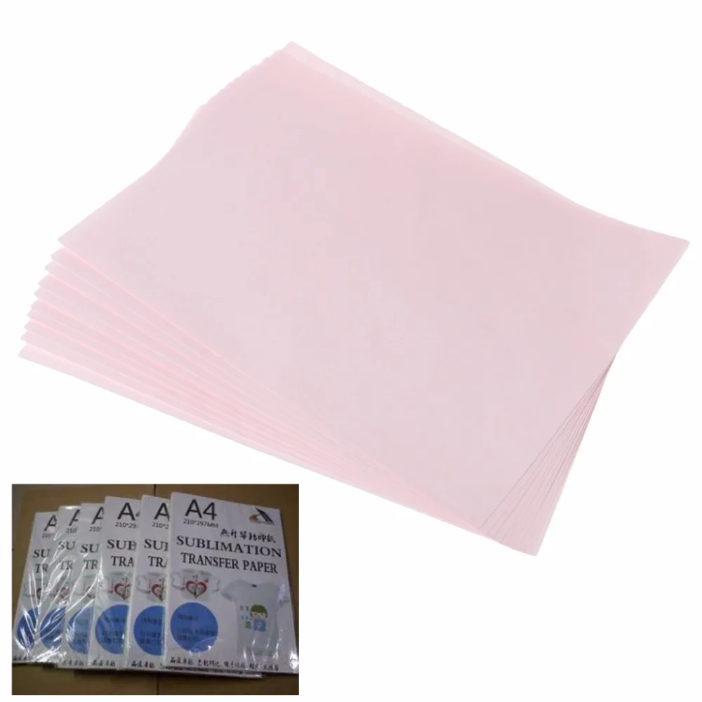 

10 Pcs Iron on Inkjet Heat Transfer Printing Paper for T Shirts A4 Size Iron on Ink Transfer Paper Thermal Transfer Paper
