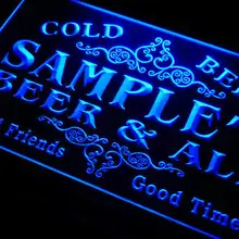 Qs-tm для персонализированного названия пива и Ale винтажный бар холодный для пивных неоновый знак света