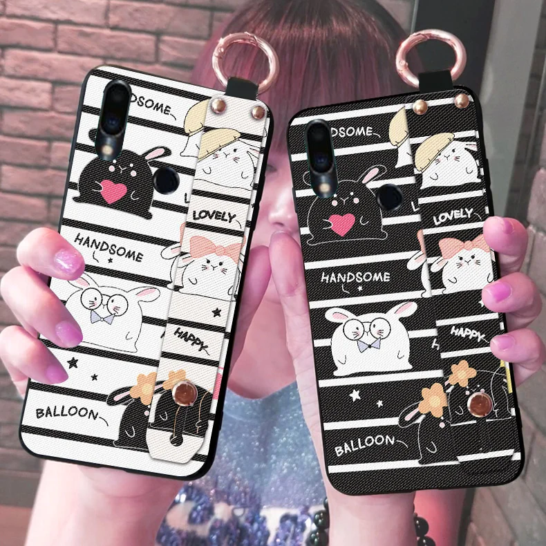 

Silicone Stripe Cute Cover For Meizu M3 Max M5 M6 M8 M9 Note 9 MX6 Wristband Animal Rabbit Cases For Meizu M3s M5S M6s M5C A5