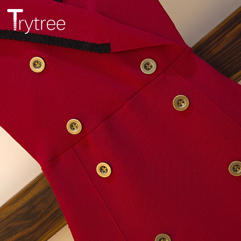 Trytree летнее платье Элегантное повседневное женское однотонное с отложным