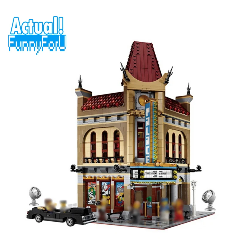 

LELE 30006 Palace Cinema Creator Architecture Building Blocks Bricks DIY Toys For Children Compatible with legoINGly 10232