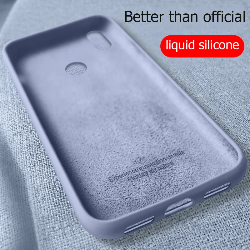 

For Xiaomi Redmi Note 6 Pro Case Liquid Silicone Rubber Soft Cover For Xiomi Xiaomi Redmi 6 Pro 6A Note 5 Phone Case Shockproof