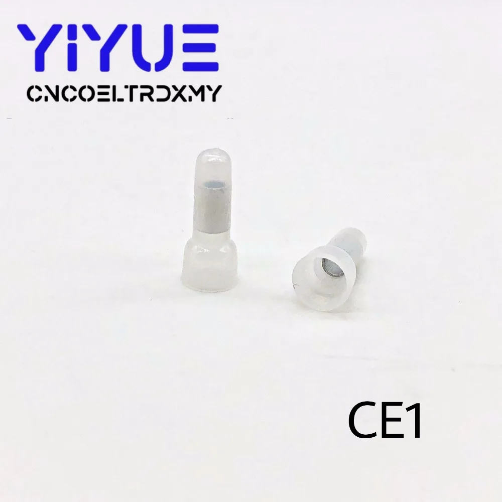 100 шт. CE1X CE1 CE-1X/CE2X CE2 CE-2X обжимной колпачок закрытый конец провода Пресс Разъемы 22-14 AWG Калибр автомобильный терминал