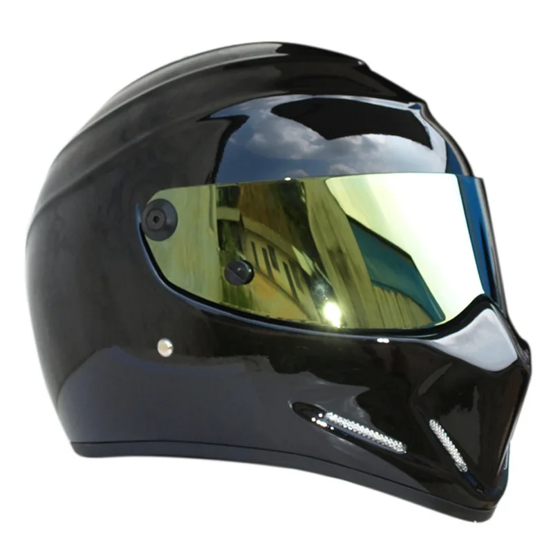 StarWars Звездные войны шлем со свиньей/мотоциклетный шлем армированный стекловолокном пластиковый шлем ATV-4 яркий черный