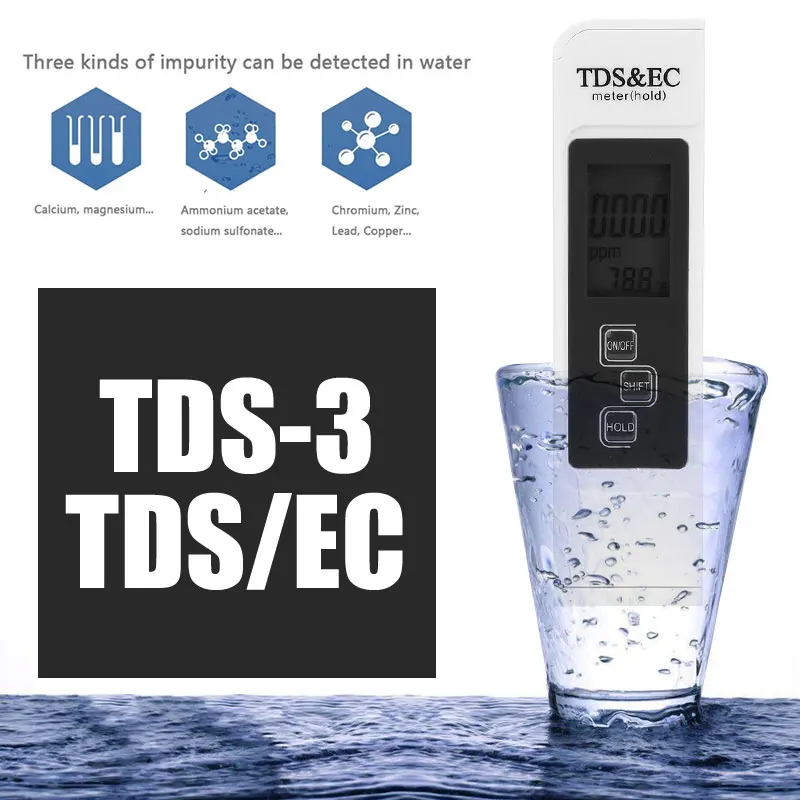 

Portable Ph Tester Green TDS-3 ABS Digital LCD Urine Test Healthy Body Testing Amniotic Fluid Swimming Pool Diabetes Aquarium