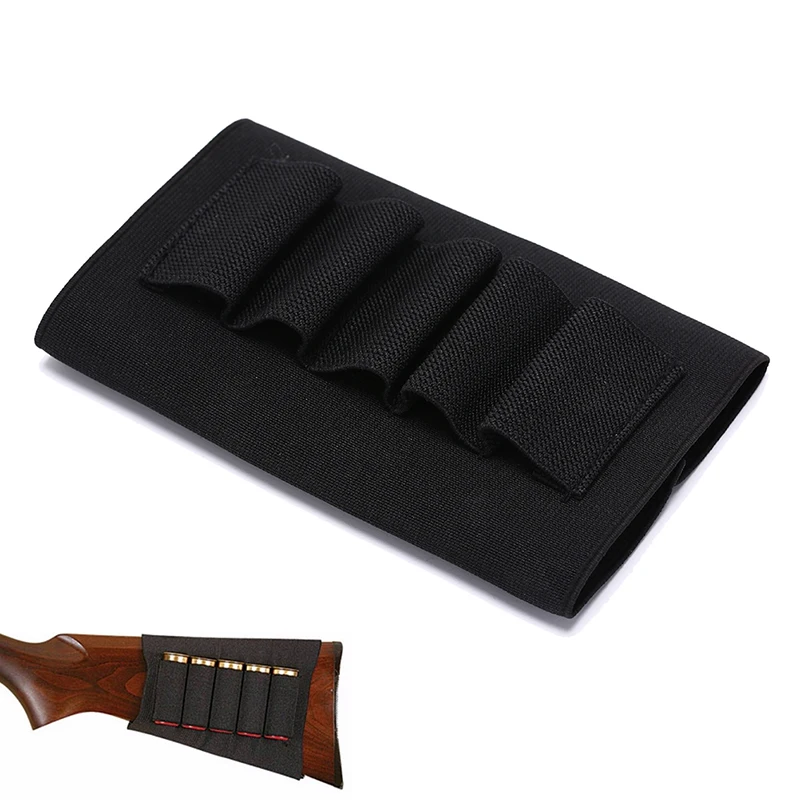 Ammo Carrier Cartridge Hunting Military Ammo Holder Tacitcal 5 Rounds Rifle Bullet Holder Butt