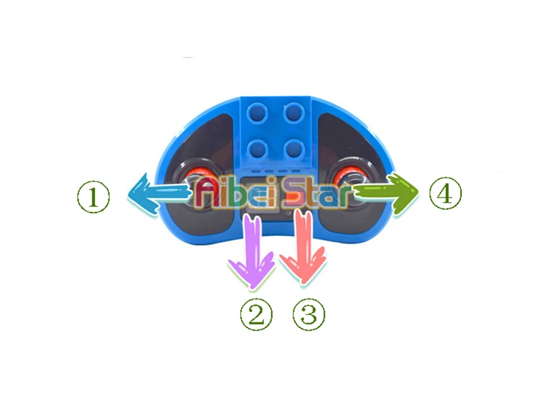 Aibei Star-Building block ST2201 большой мотор дистанционного управления совместим с technic 9656 KJ018 Электрический обучающий прибор duploe