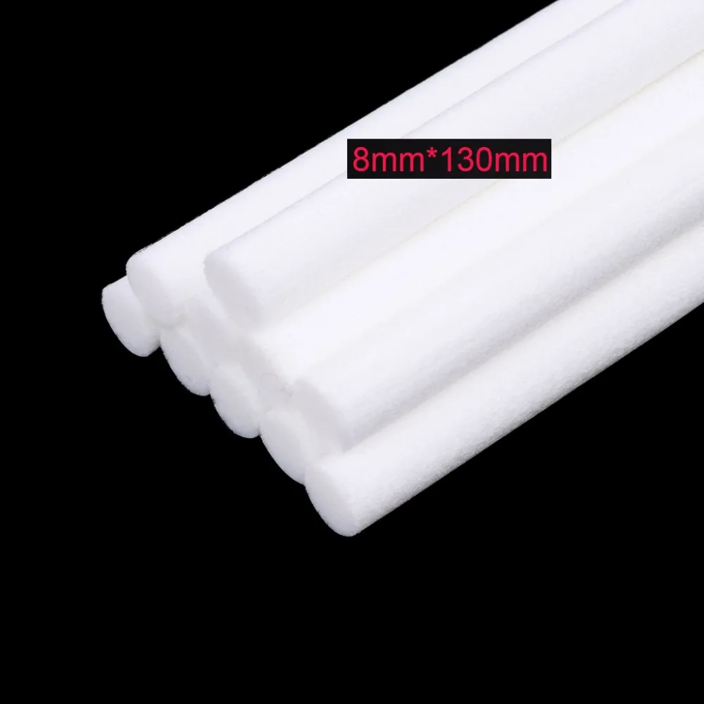 12 Pieces 8mm*130mm Humidifiers Filters Cotton Swab for USB Air Ultrasonic Humidifier Aroma Diffuser Replace Parts Can Be Cut | Бытовая