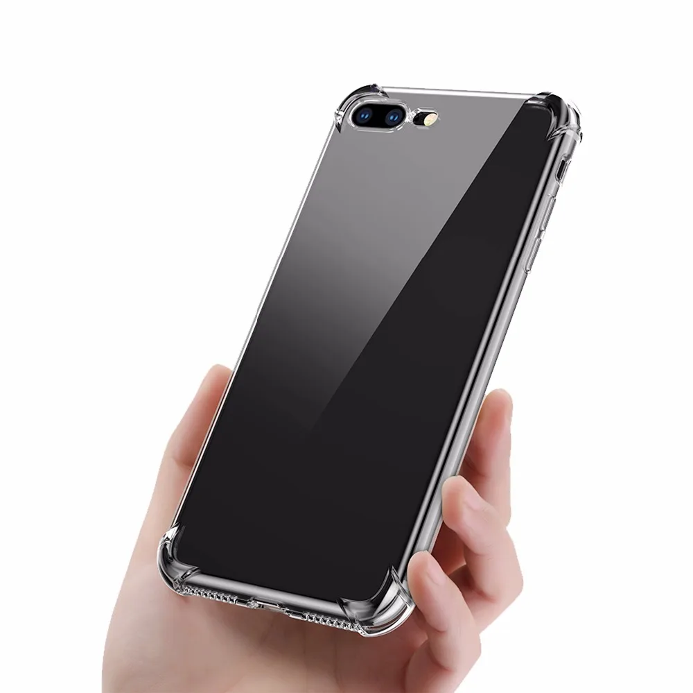Прозрачный силиконовый мягкий ТПУ чехол для iPhone X 6 7 8 Plus телефона XS Max XR 5S 5 SE