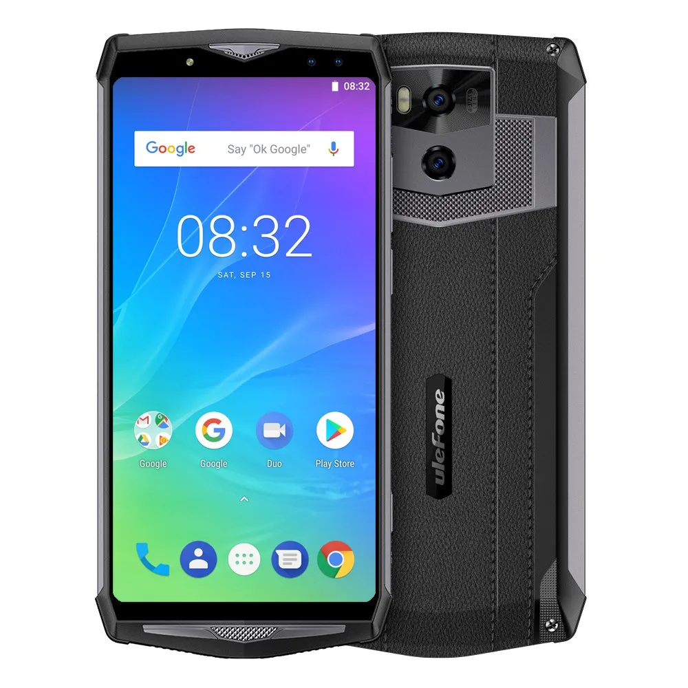 

Ulefone Power 5s 13000mAh Mobile Phone Android 8.1 6.0" FHD MTK6763 Octa Core 4GB+64GB 21MP Face ID Wireless Charge Smartphone