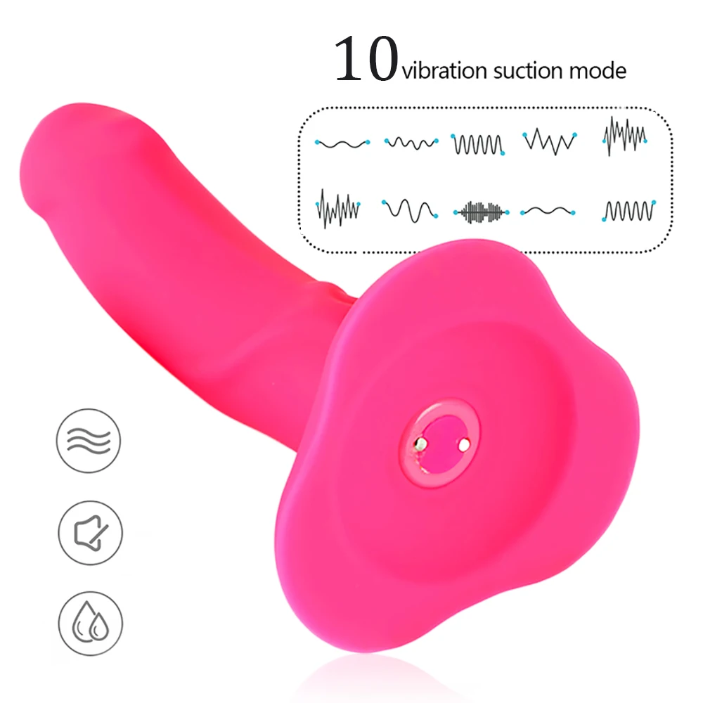 Sex Vibrator For Lesbian Didlo Strap On Harness Vibrating Panties for Woman Sex Bondage Dildo Penis Belt Adult Vibrator