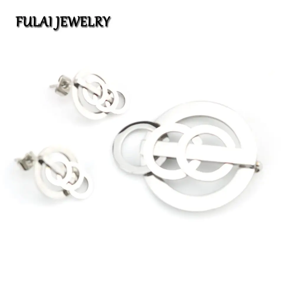 FULAIJEWELRY Dubai Jewelry Set 316L Stainless Steel High Quality
