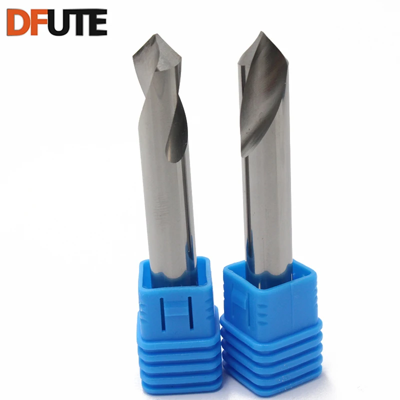 DFUTE HRC45 Center Drill Bit milling cutter CNC Rotary Burrs metal