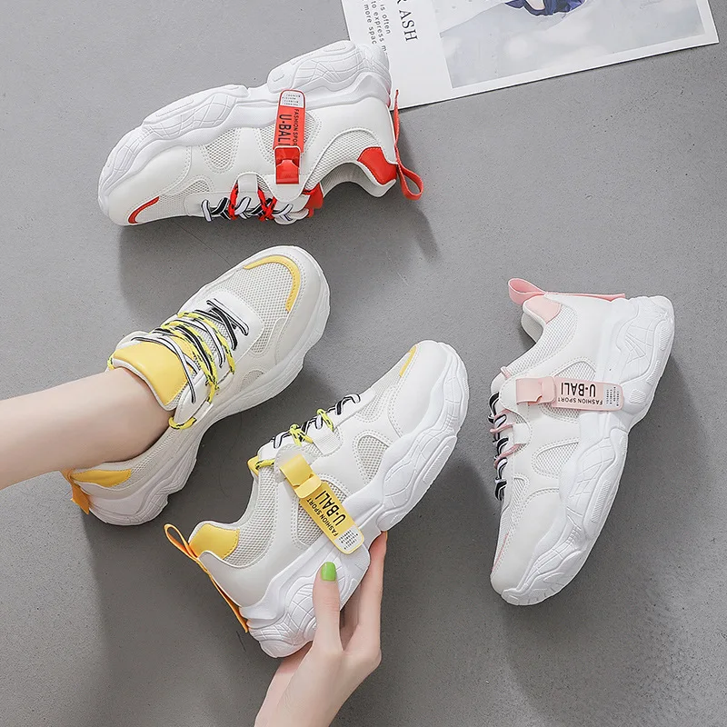 Woman 2019 Network Noodles Ventilation Shoe Woman Increase Leisure Time Small White Shoes Woman Tide Zapatos De Mujer Sneakers Woman 2019 Network Noodles Ventilation Shoe Woman Increase Leisure Time Small White Shoes Woman Tide Zapatos De Mujer Sneakers