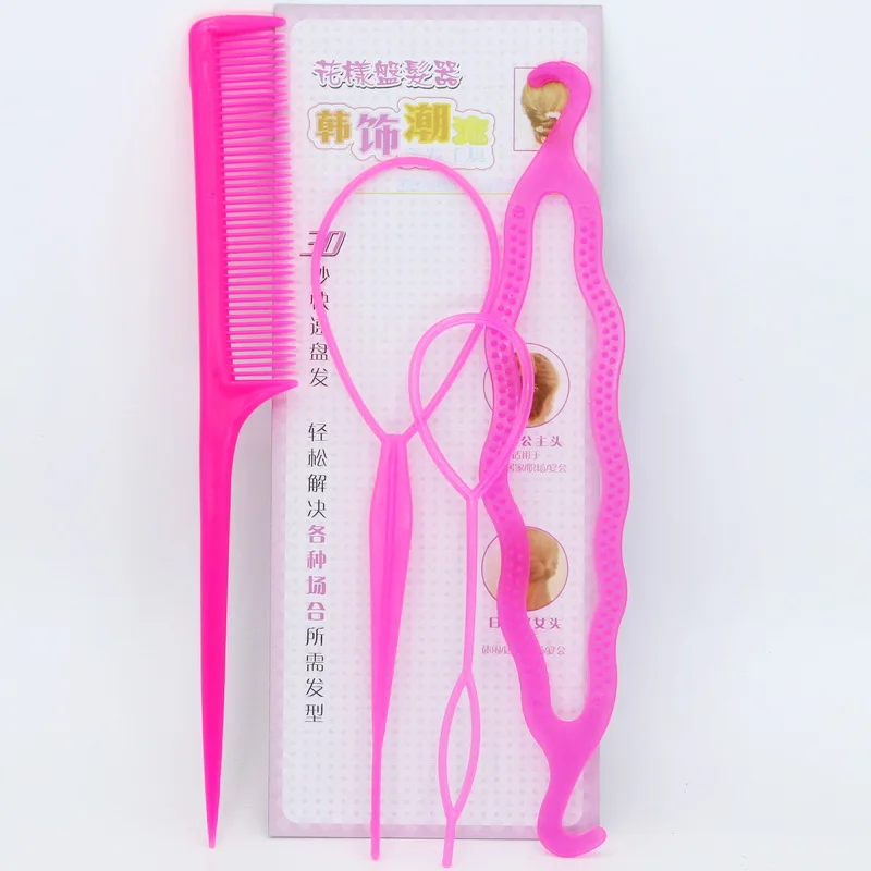 Isnice 4pcs 2019 New Women Hair Accessory Synchronized Pull Hair