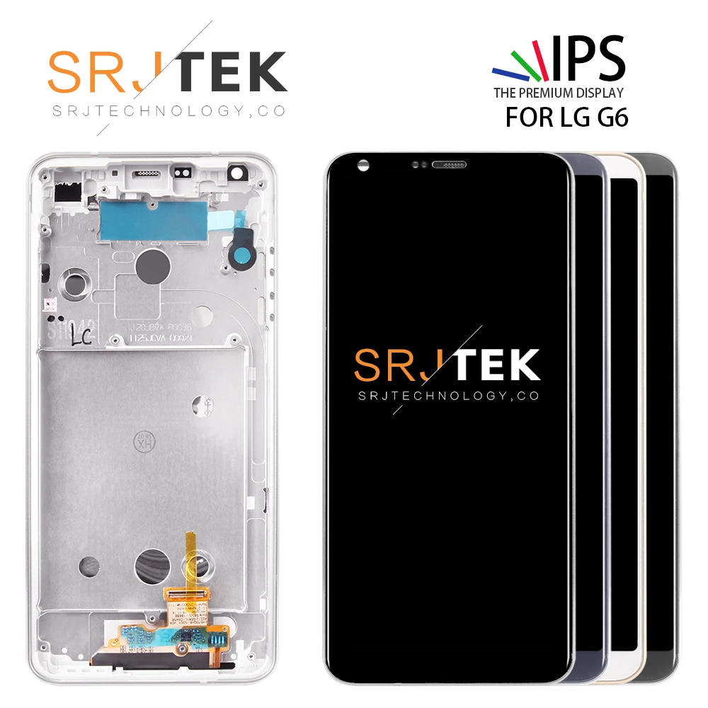 

ORIGINAL 5.7" LCD For LG G6 Display Touch Screen Digitizer For LG G6 LCD Display G6 LCD Touch Screen Assembly Replacement Parts