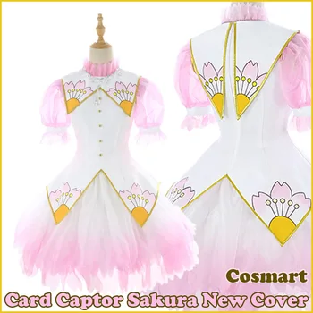 

Anime Card Captor Sakura New Cover Crystal Cherry Lolita Dress Role Play Uniform Cosplay costumes for women Free Shipping