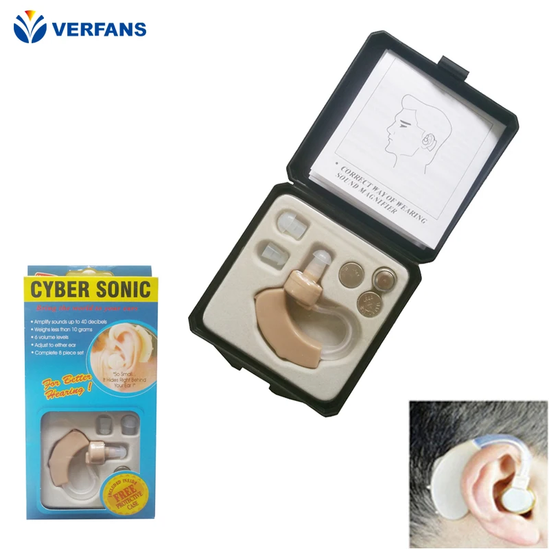Mini Digital Ear Hearing Aid Device Volume Adjustable Sound Amplifier Enhancement Hear Clear for the Elder Deaf Aids Care