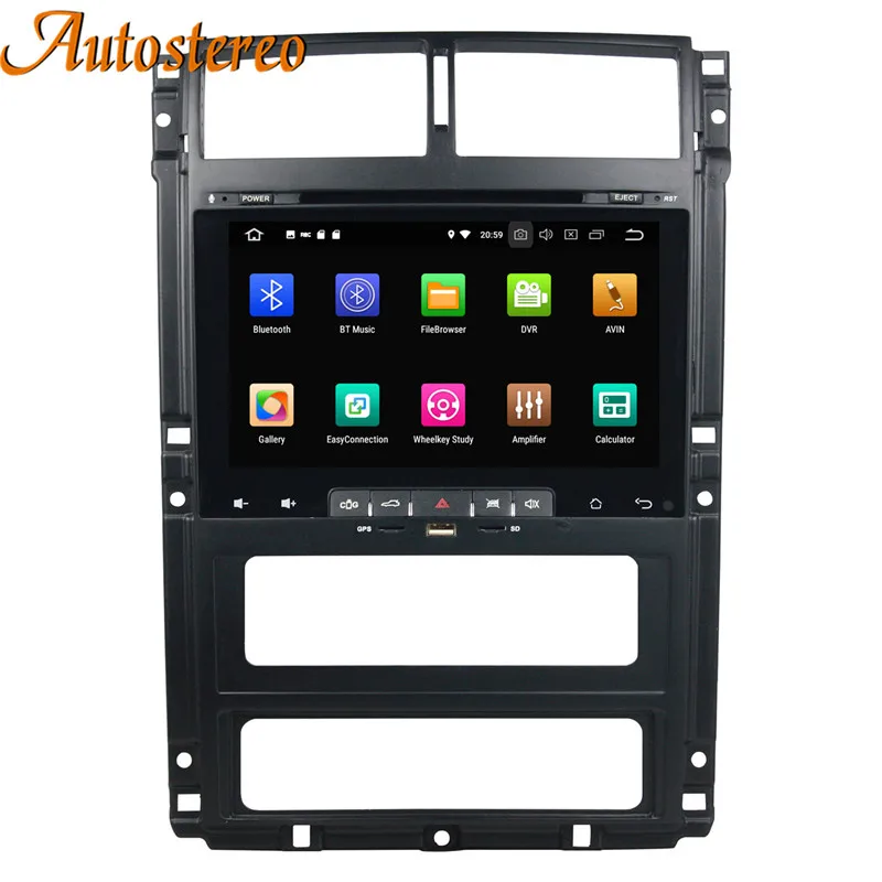 DSP Autostereo Android 9 4+ 64G Автомобильный DVD Плеер gps навигации для peugeot 405 Авто головное устройство мультимедийный проигрыватель с функцией записи радио PX5