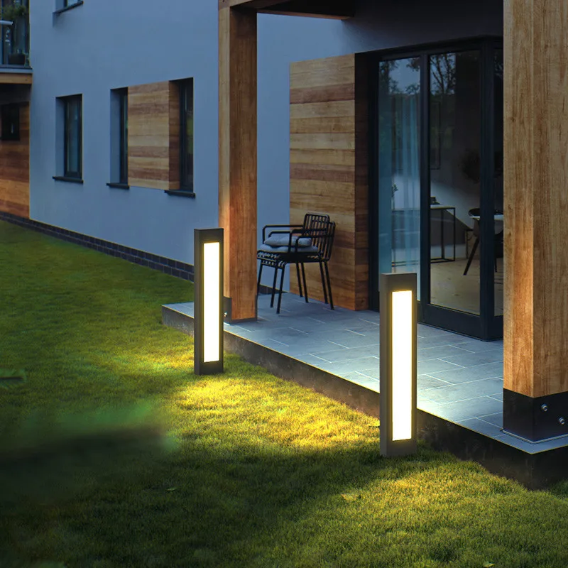 Villa IP54 waterdichte Led Landschap licht plug In Aluminium led gazon licht Tuin outdoor verlichting grote staande straat lampen