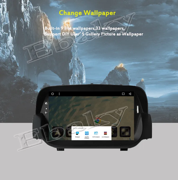 NaviTopia 7 дюймов 8 ядро Оперативная память 2G Встроенная память 32G Android 8,1 автомобиль радио плеер для Ford ECOSPORTS с gps/Wifi/Bluetooth/Зеркало Ссылка