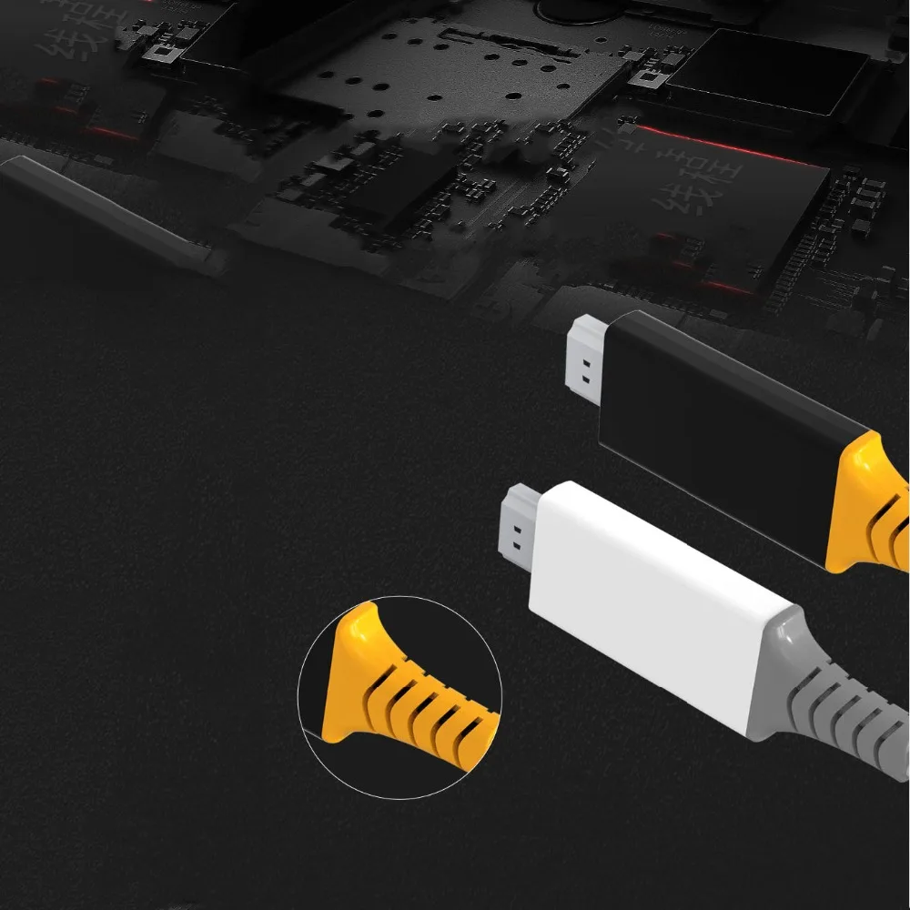 2 في 1 ل البرق/مايكرو إلى HDMI كابل ، 1080 وعاء HDMI ل البرق إلى HDMI محول كابل ل فون X ، iPhone7/7 زائد ، لباد الهواء