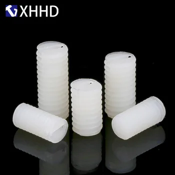 

M3 M4 M5 White Metric Screw Plastic Metric Headless Screw Nylon Fixing Screw