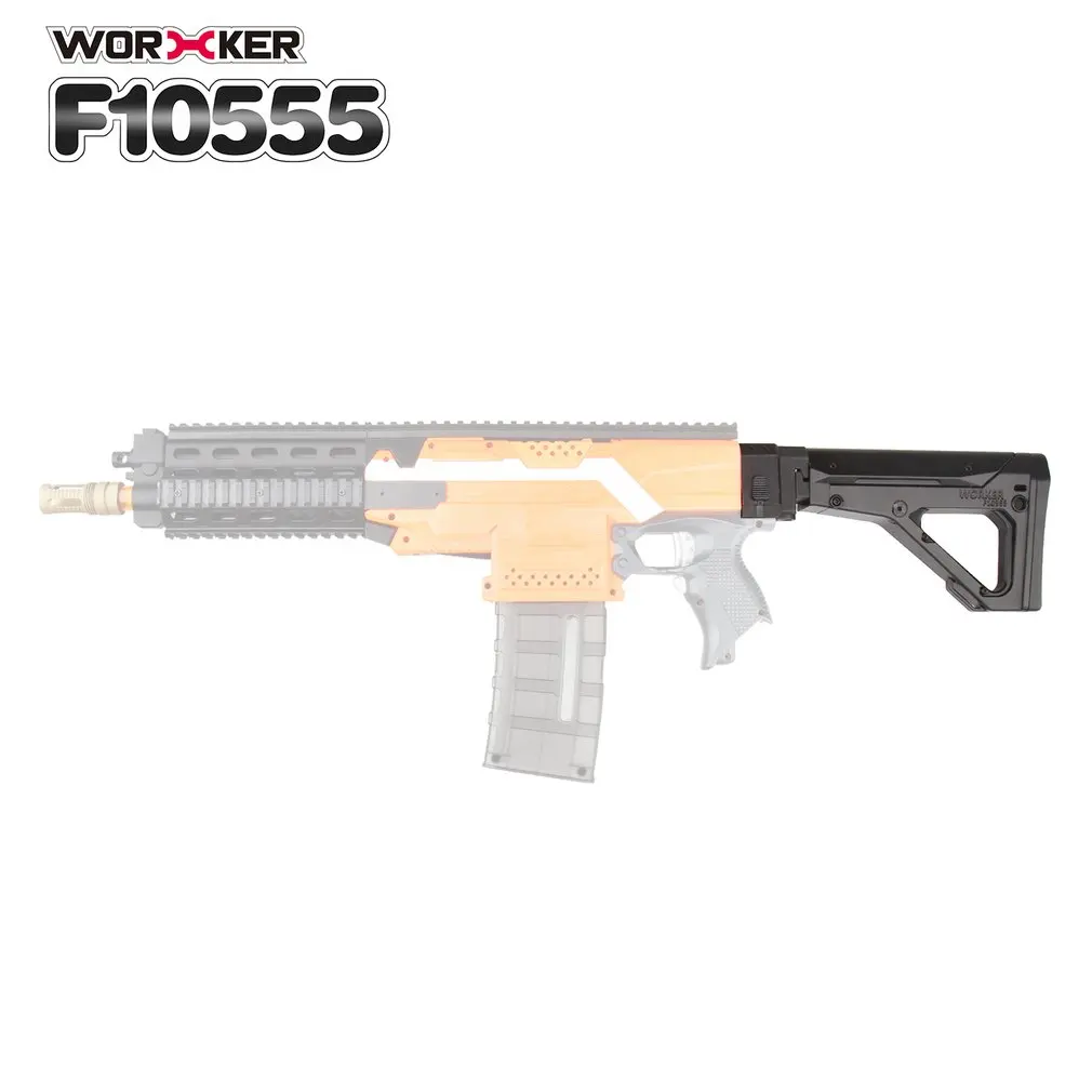 Рабочий мод на плече со складным хвостом с 3D печатью приклад игрушки пистолет аксессуары для Nerf N-strike элитная Серия пистолет игрушки