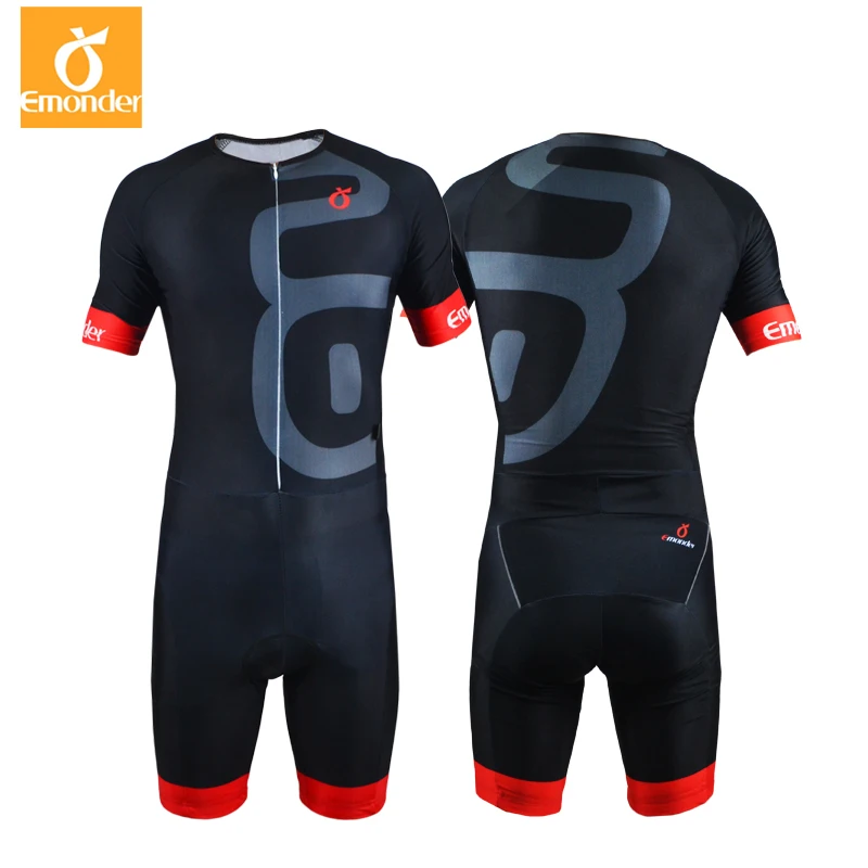 EMONDER الترياتلون الدراجات جيرسي سريعة جاف أكمام الدراجات Skinsuit الدراجة جيرسي الملابس للسباحة تشغيل ركوب EMONDER الترياتلون الدراجات جيرسي سريعة جاف أكمام الدراجات Skinsuit الدراجة جيرسي الملابس للسباحة تشغيل ركوب