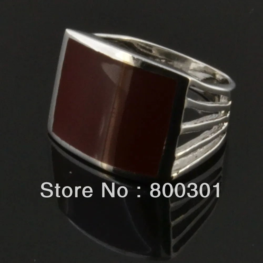 

men jewelry/silver men ring with enamel/ accepted OEM & ODM service