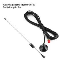 Магнитная автомобильная антенна SMA-F UHF 400-470MHz для Kenwood BAOFENG