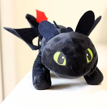 

New 9''23cm How To Train Your Dragon Toothless Dragon Plush Night Fury Stuffed Soft Dolls Animal Toys For Kids Cute Gifts