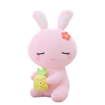 

Rabbit Boy Lovely Little White Rabbit Plush Toy Girl Sleeping Pillow Puppet Doll Child's Birthday Gift