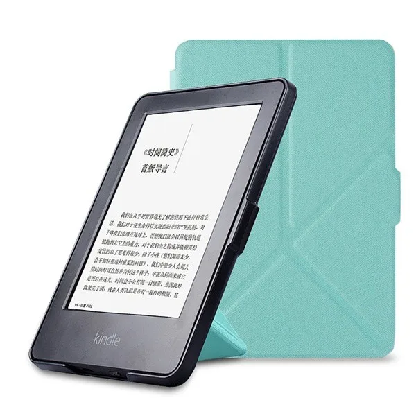 Умный чехол-Обложка для Amazon kindle Paperwhite 1 2 3 оригами pu кожаный чехол-подставка для чтения электронных книг kindle paperwhite 3 2 1