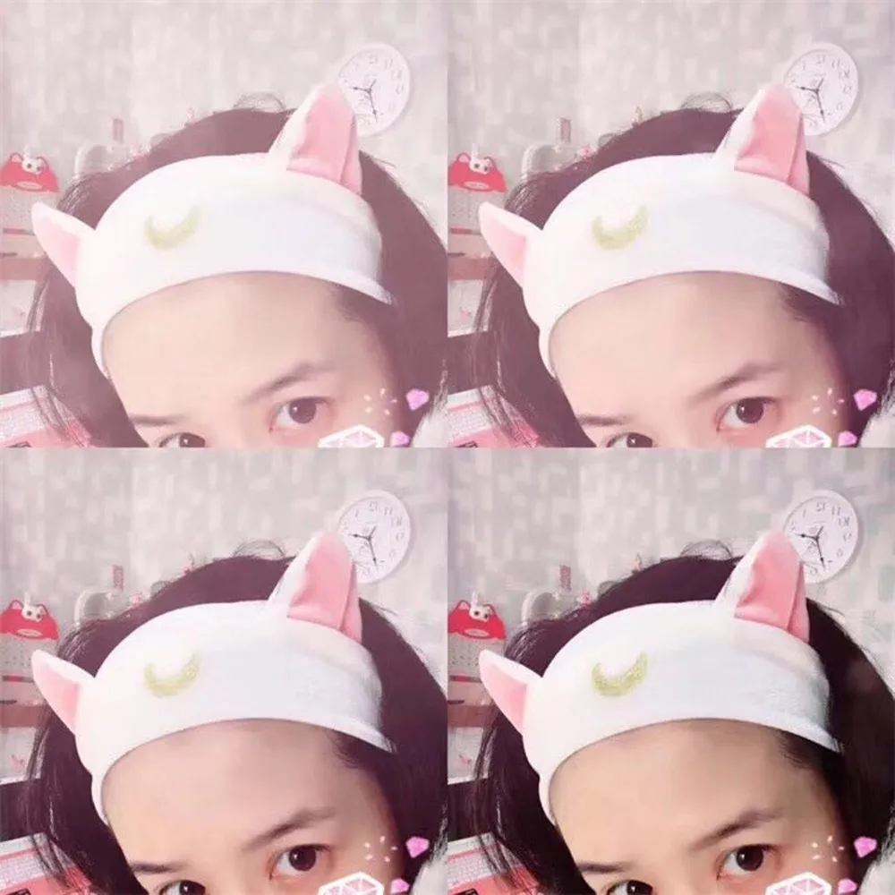 

1PC Fashion Hair Accessories For Women cute Cat Ears Hairband Head Band Party Gift Headdress Hair Accessories Makeup Tools L58