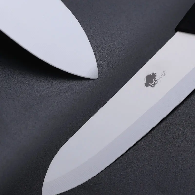 Ceramic Knives Kitchen knives 3 4 5 6 inch Chef knife Cook Set+peeler white zirconia blade Multi-color Handle High Quality