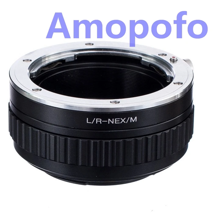 Amopofo Lr-Nex/M Adattatore Per Leica R Lens Mount Lens Per Sonye Mount Adapter Nex-5C Nex Macro Di Messa A Fuoco Elicoidale, Nex-C3, Nex-Vg10