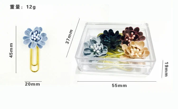Платье-пачка 6 шт./кор. цветок Бумага зажимы De Papel ноты "сделай сам" металлическая закладка для папки-скоросшивателя зажимами рыб Примечания письмо Бумага зажимы H0255