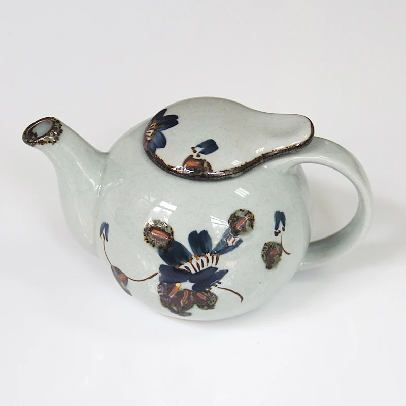 Japanese Handmade Coffee Flower Tea Pot Sets Tea Pots Kettle Pottery
