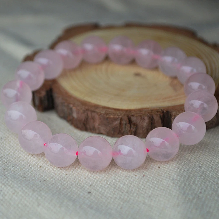 

Cheap good quality DIY 10MM natural Powder crystal Bracelet,friendship gift woman Bracelet jewelry