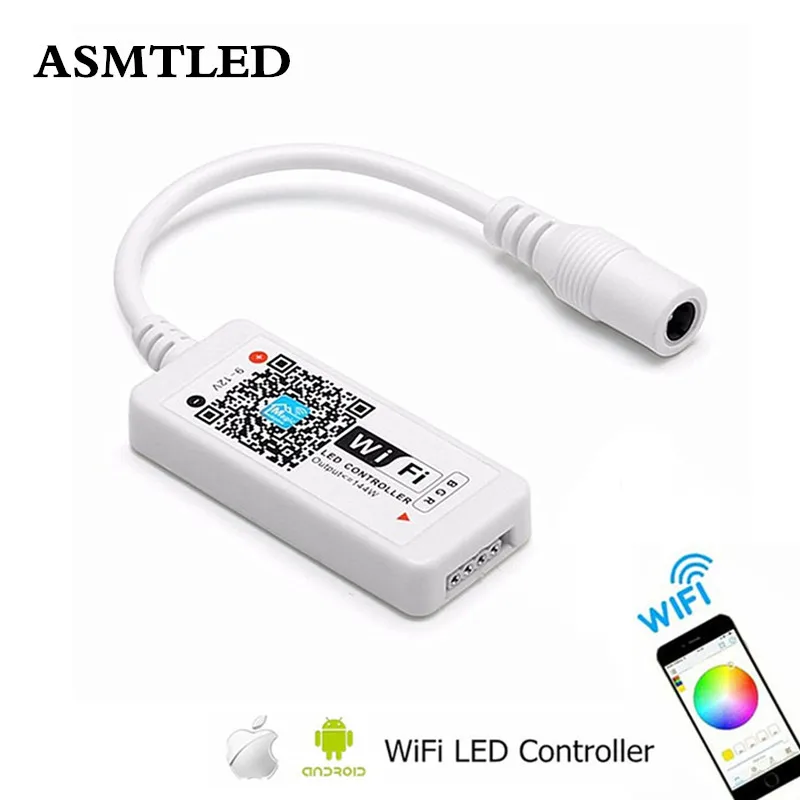 Wifi мини Bluetooth/Мини Wifi светодиодный RGB RGBW контроллер и умный пульт дистанционного управления волшебного цвета для 5050/3528/RGB/RGBW светодиодный светильник DC5V-28V