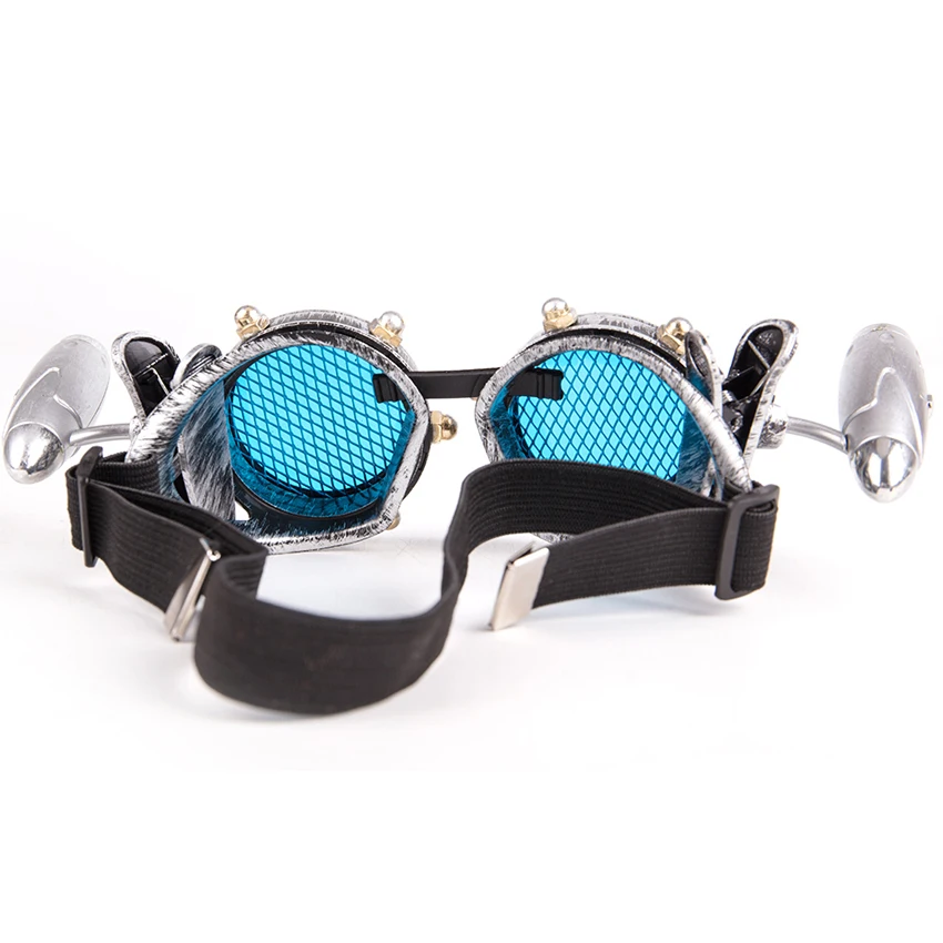 C. F., Cyber очки в стиле стимпанк Винтаж Ретро сварки панк готические солнцезащитные очки красочные линза калейдоскопа