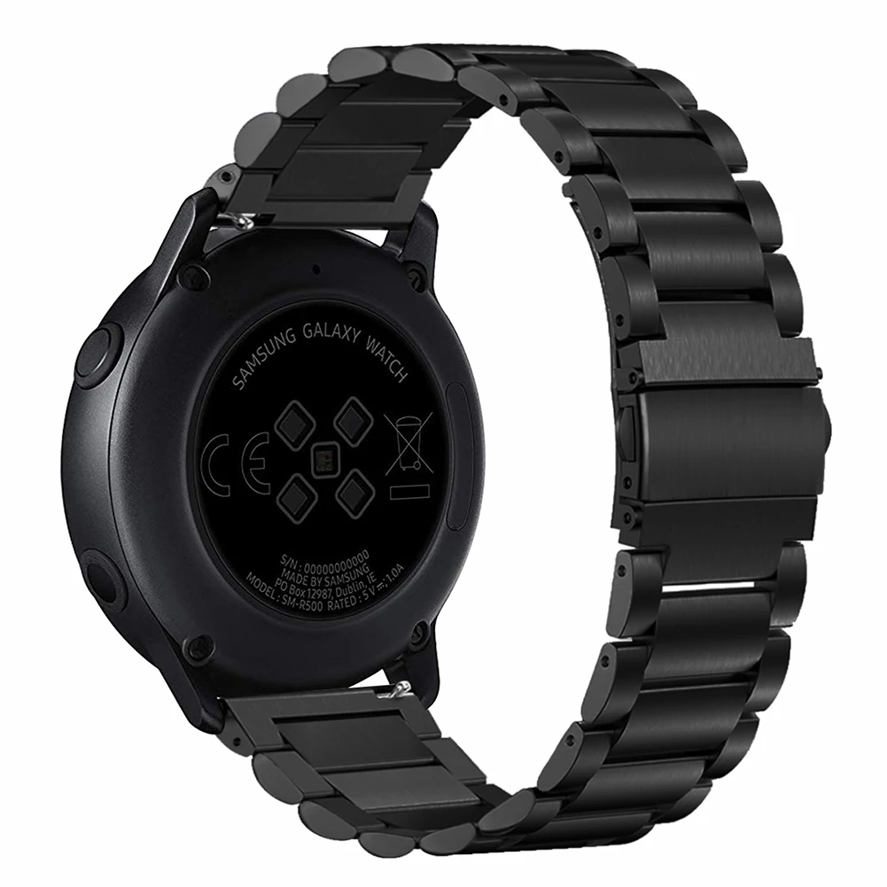 Металлический ремешок для часов из нержавеющей стали, сменный ремешок для samsung Galaxy Watch, активные полосы/Galaxy Watch 42 мм/gear Sport