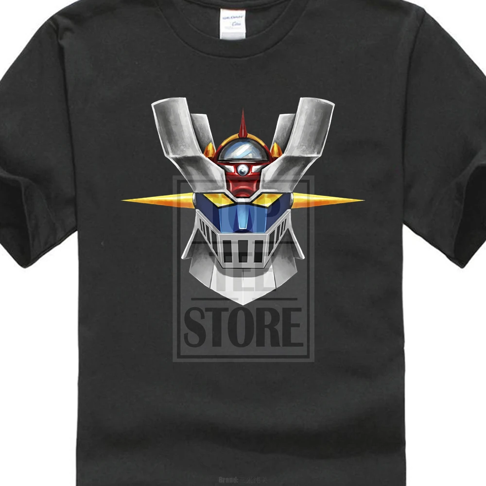 

Mazinger Z Anime Old Classic Short Sleeve Black T Shirt Size M 4Xl