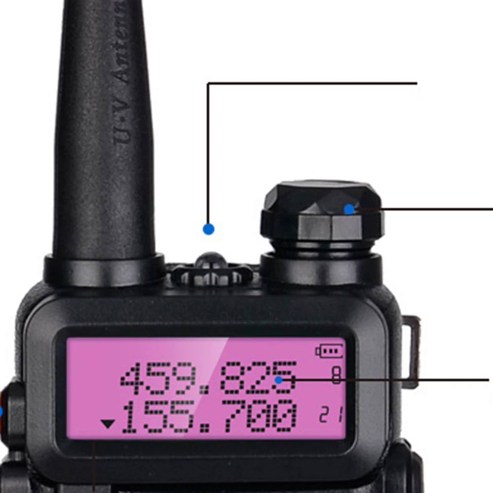 Для Baofeng BF UV 5R рация Двухдиапазонная VHF UHF 8 Вт двухстороннее радио для рации|Рации|